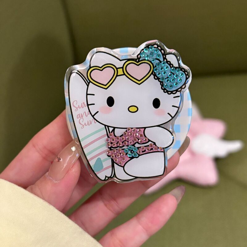 创意点钻美人鱼kitty猫支架适用magsafe磁吸手机壳桌面懒人神器|undefined