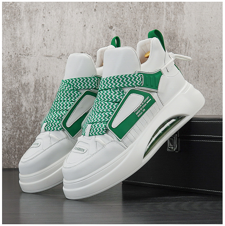 Herrenschuhe, kurze Herrenstiefel, trendige Freizeitschuhe, dicke Sohlen, kurze Jugendstiefel, modische High-Top-Sneaker, Martin-Stiefel für Herren_voghion.com