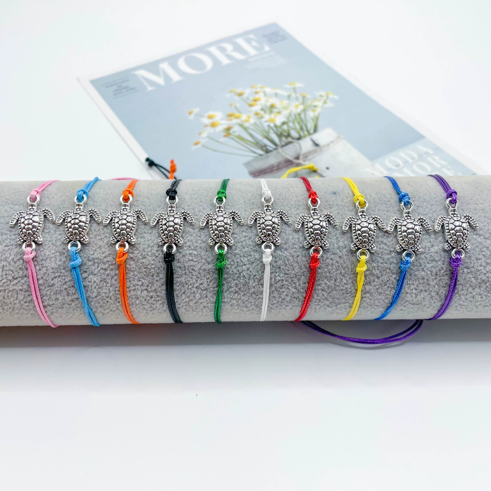 Европейский и американский морской ветер пляж серфинг ручной веревки черепаха Богемия регулируемый ручная вязка регулируемый браслет