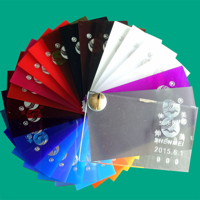 厂家直销彩色亚克力板有机玻璃板全新料高透明亚克力装饰材料批发