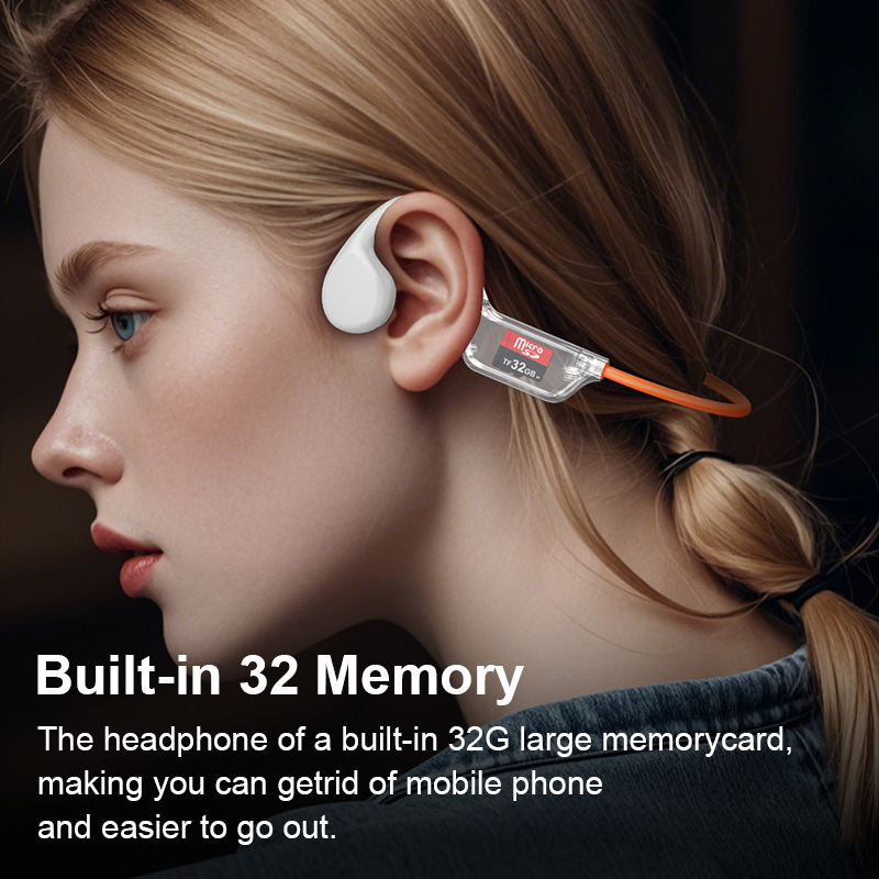クロスボーダー x7s 骨伝導 Bluetooth ヘッドセット 32 グラムメモリ付き長いバッテリー寿命音楽を聴くスポーツランニング水泳ヘッドセット|undefined