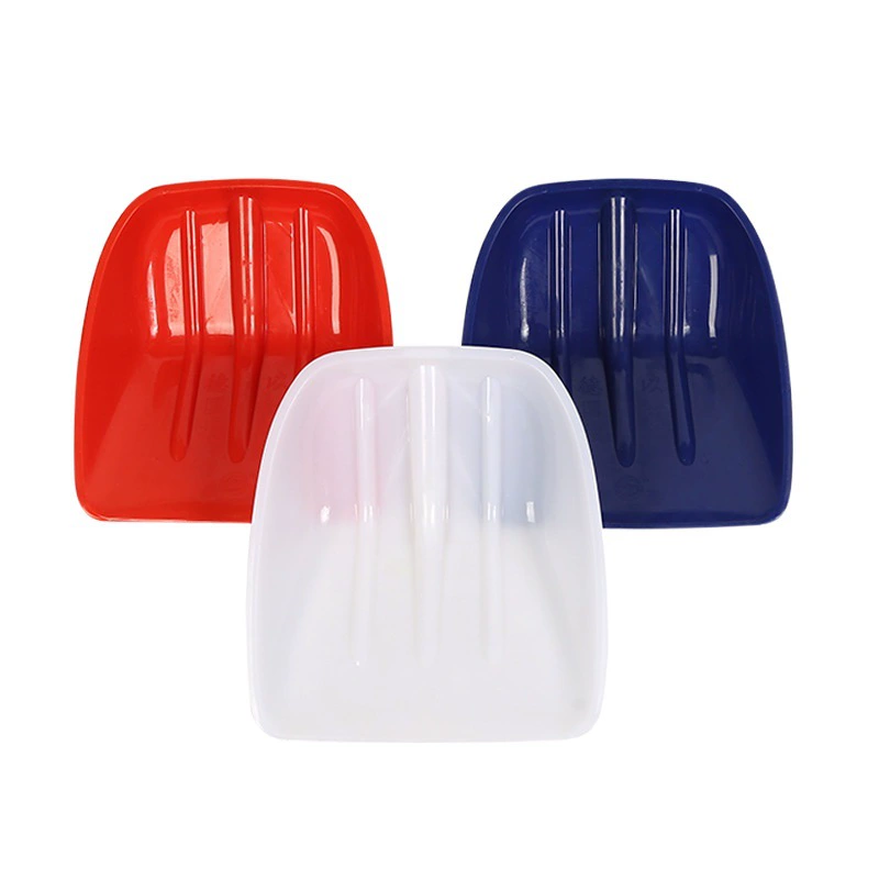 Оптовая продажа утолщенных пластиковых лопат 1.5 Tun зерновая резиновая лопата 38*42 толкайте снежную доску толстая сельскохозяйственная пластиковая головка снежная лопата