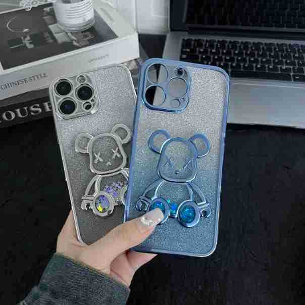 Suitable for Vivo X500 S20Pro S60 Quicksand Bear Glitter Electroplated Skin-Friendly Soft Gel Phone Case Wholesale Suitable for Vivo X500 S20Pro S60 Quicksand Bear Glitter Electroplated Skin-Friendly Soft Gel Phone Case Wholesale