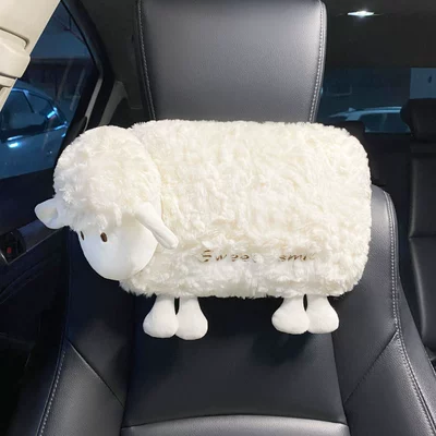 Car Headrest Neck Pillow Headrest - sean-sheep-headrest-single