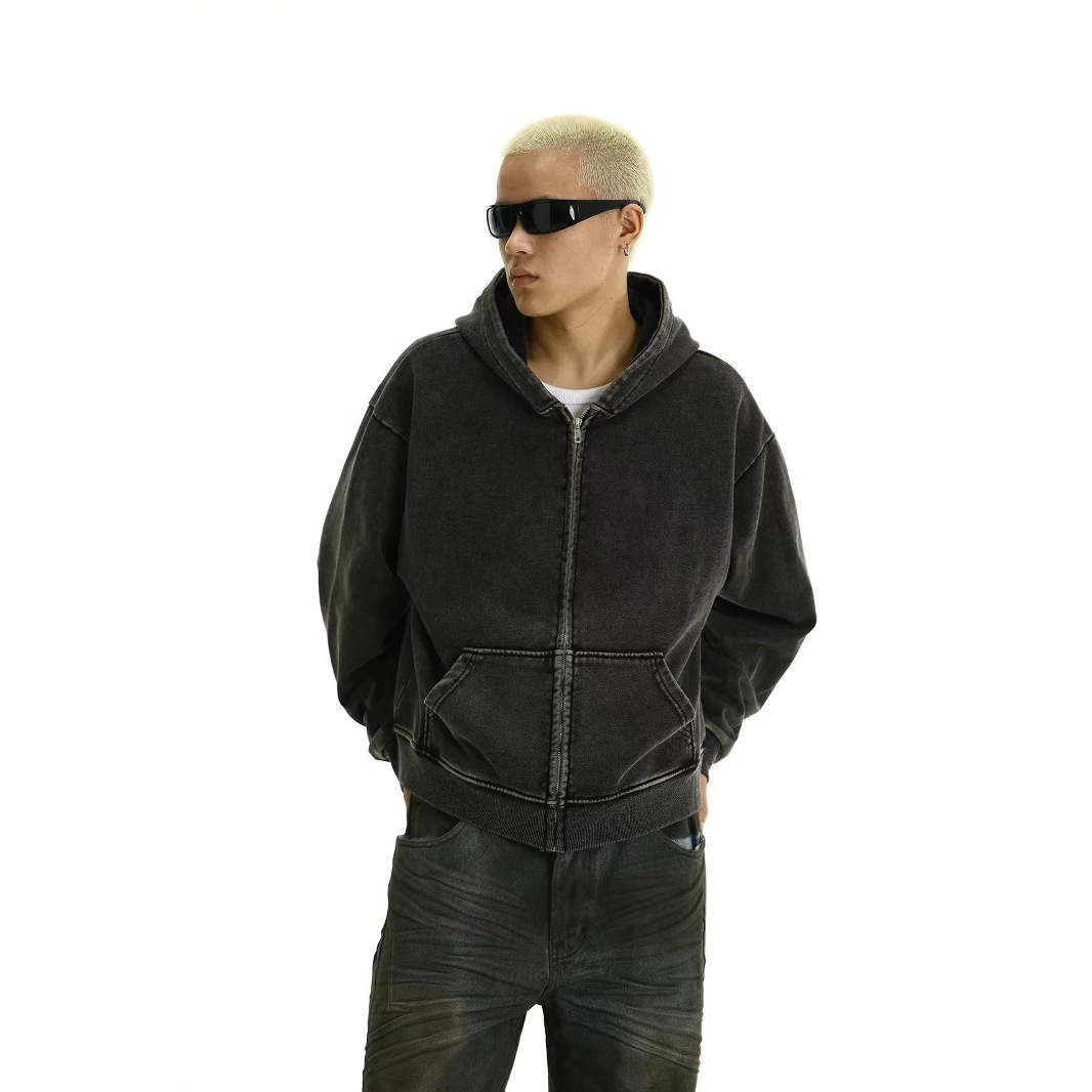 2025 comercio exterior más suéter con capucha gruesa de terciopelo para hombre, camisa de pareja de estilo masculino y femenino de gran tamaño suelta corta