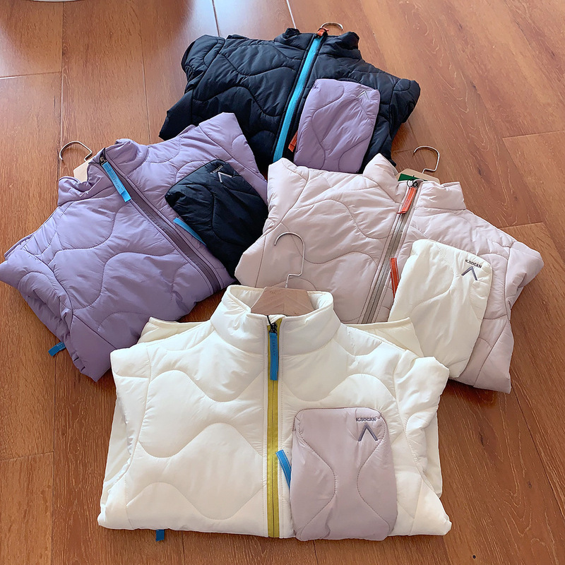 So Good Looking! Autumn and Winter Couple Style Urban Outdoor Mountain Style Warm Windproof and Waterproof Stand Collar Cotton Jacket