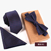 Bow tie, fashionable set for leisure, with embroidery, 3 piece set, wholesale