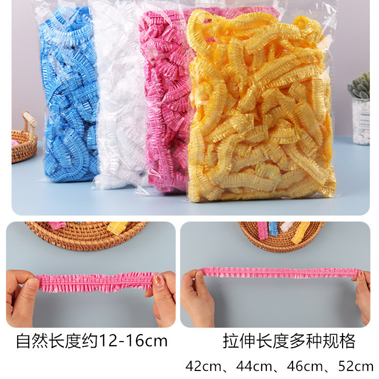 使い捨てバスキャップ卸売、特大、厚手、透明、防水、女性用入浴、シャワー、オイルヘアマスク、プラスチックヘッドカバー|undefined