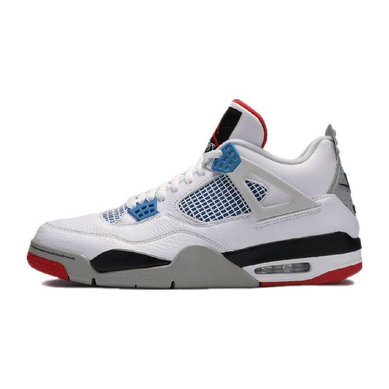 Putian Pure Original Men's and Women's Shoes Sports Aj4 Basketball Shoes Electric Mother White Cement University Blue and White Oreo Basketball Shoes Putian Pure Original Men's and Women's Shoes Sports Aj4 Basketball Shoes Electric Mother White Cement University Blue and White Oreo Basketball Shoes