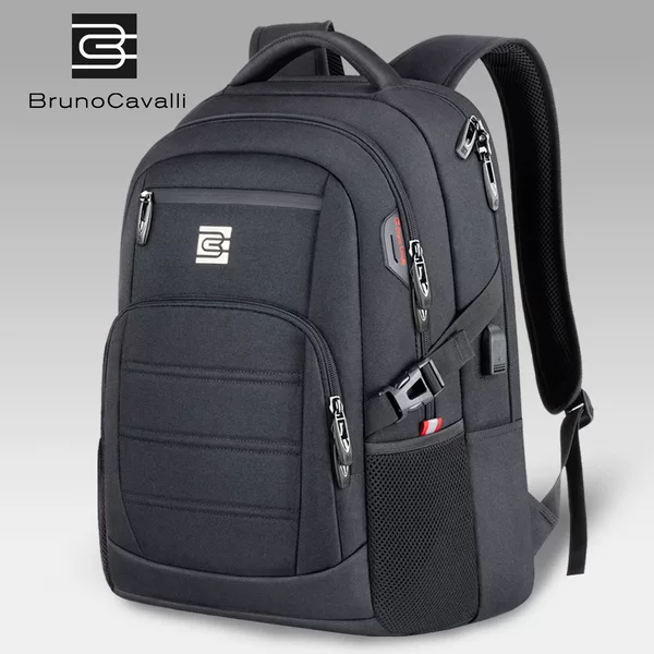 Business Backpack Men's Oxford Cloth Waterproof Backpack 16inch Large Capacity Laptop Backpack Women's College Student School Bag