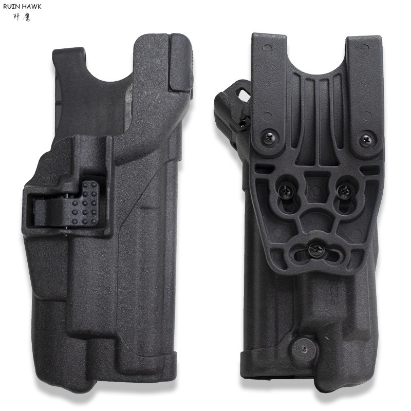 아마존 폭발 전술 LV3 허리 교수형 P226 빠른 다이얼 건 홀스터 J-EAGLE CS 필드 P226 빛이있는 플라스틱 건 홀스터