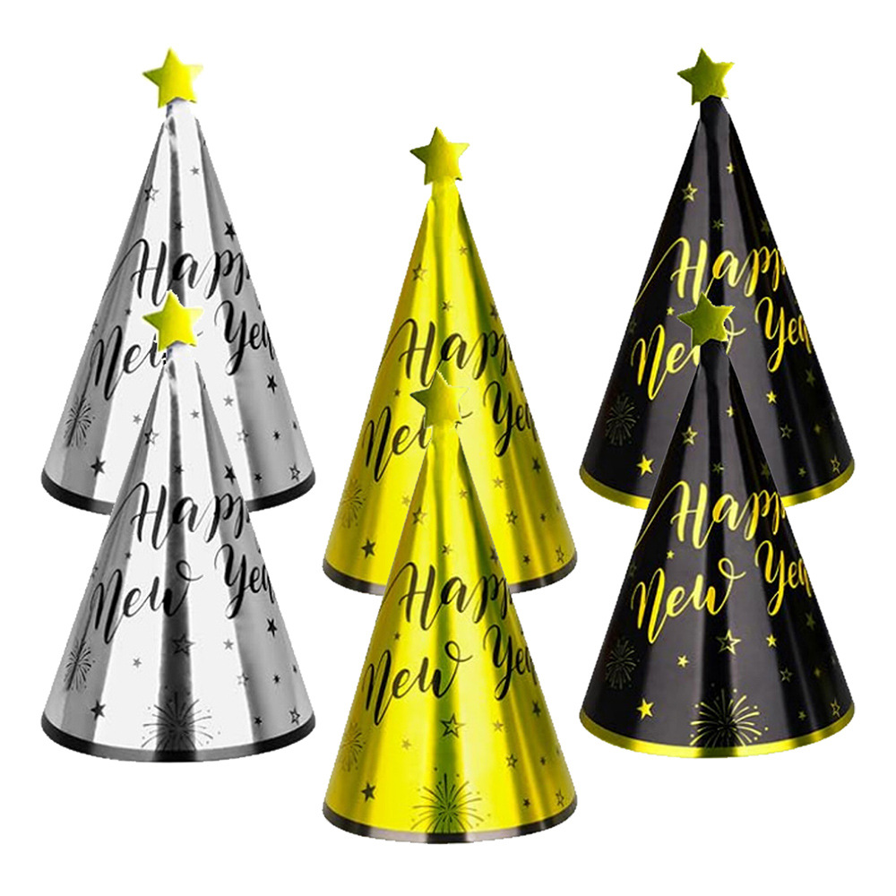 Laipai transfronterizo feliz fiesta de Año Nuevo sombrero cónico gafas para soplar bocinas regalos de fiesta adecuados para niños