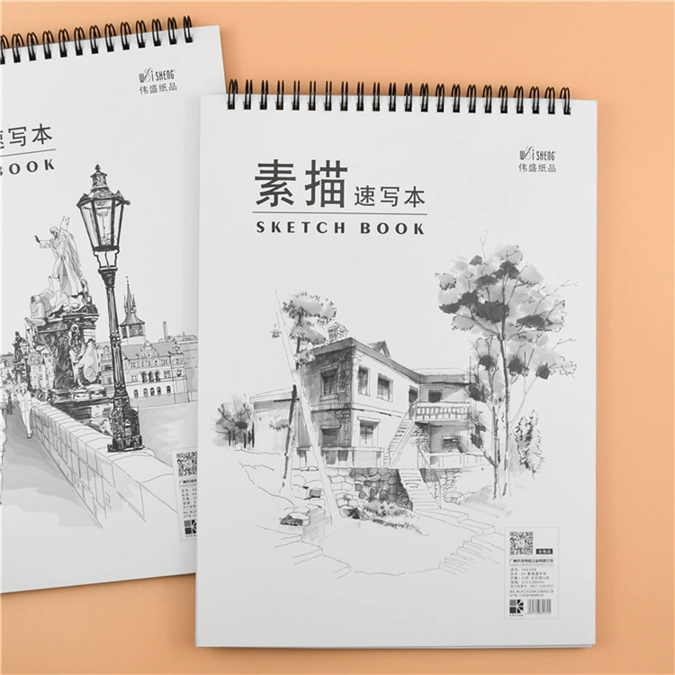 Weisheng блокнот A4 для эскизов Скорость Скорость письменной книги Художественная Терментированная Студенческая Художественная книга Линия книги