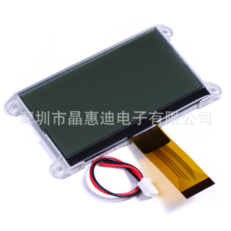 LCM/Һ��ģ��/12864/3.2Ӣ��/����/JHD12864-36IBFWD-G/�ڰ���