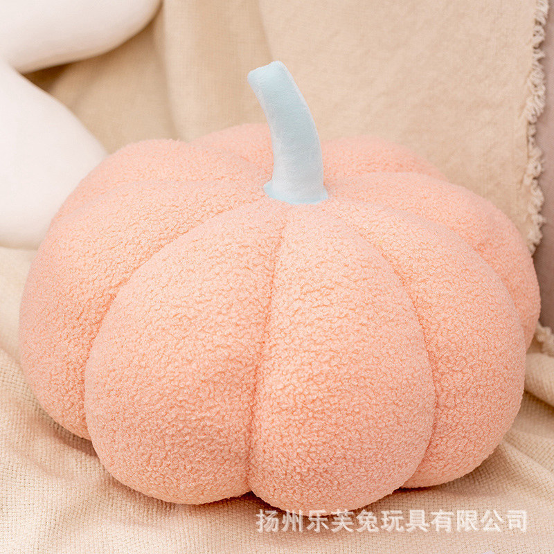 かわいいカラフルなカボチャ枕おもちゃ特殊な形の野菜枕マカロンカラー家の装飾ハロウィンギフトバッチ|undefined