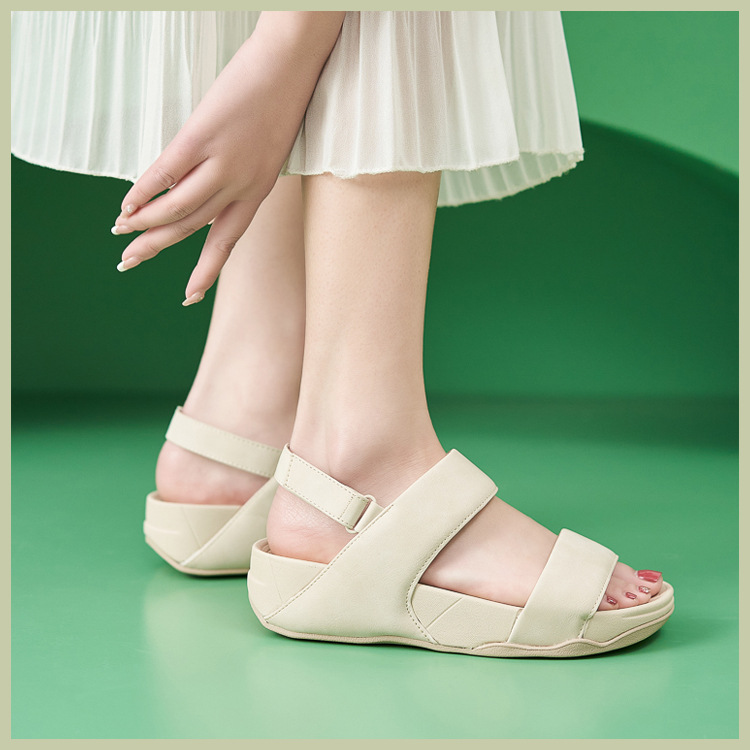 F8398 610K GIÀY DÉP SANDAL NỮ HUITDTU BIG SIZE NGOẠI CỠ MÙA HÈ ĐẾ CAO GIÀY DÉP NỮ G02 SẢN PHẨM MỚI