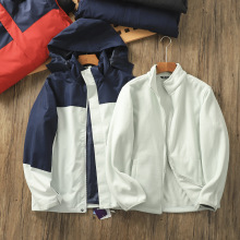 户外三合一冲锋衣！可脱卸摇粒绒！男士加绒加厚保暖连帽夹克外套