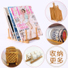 multi-function plate Storage rack household kitchen Bamboo display Exhibition Shelf Dishes Dinner plate Drain shelf