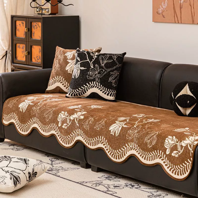 Подушка для дивана в форме Four Seasons Универсальный 2025 новый диван коврик для сидения нескользящий прямой ряд легкий экстравагантный расширенный чехол для салфетки