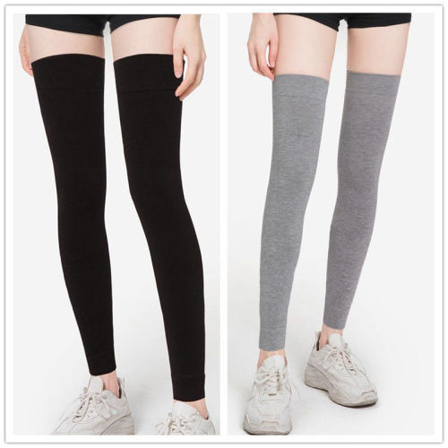 Summer knee joint extended warm color cotton knee pads air-conditioned room warm knee pads to prevent cold seamless pure cotton knee pads for women