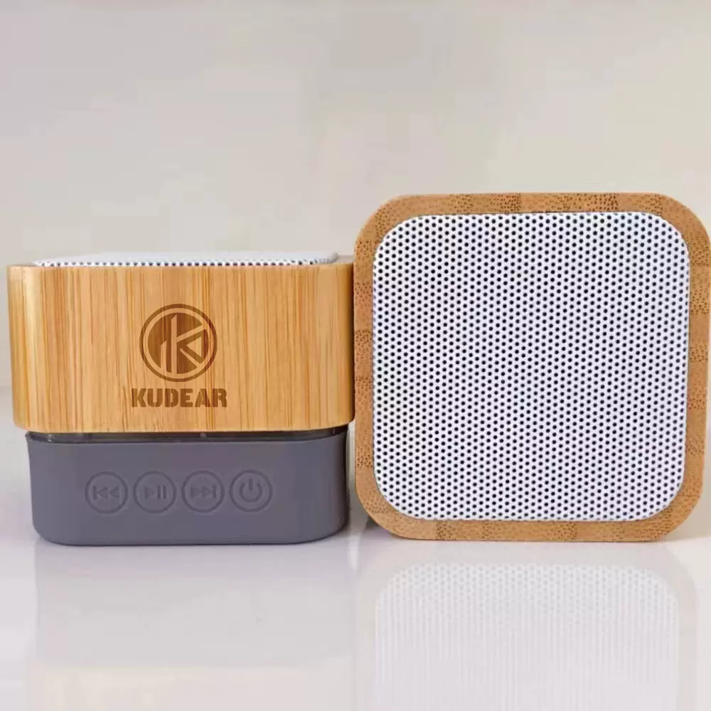 A15方形竹木礼品蓝牙音箱 户外便携无线小音响家居低音炮木质礼品