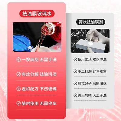 【4 Large Containers】Genuine Oil Film Remover Glass agent