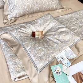 凉爽丝滑100支兰精天丝夏凉被四件套凉感冰丝空调被薄裸睡可机洗