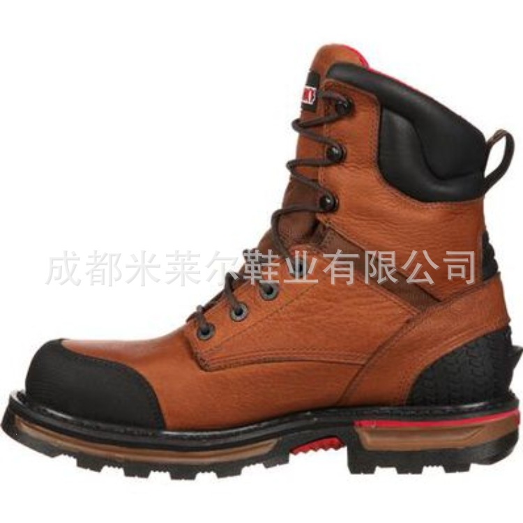 Estación independiente transfronteriza comercio exterior nueva cabeza cuadrada botas de cuero masculinas europeas y americanas botas de trabajo zapatos de cuero masculinos al aire libre botas de Martín de gran tamaño image 4