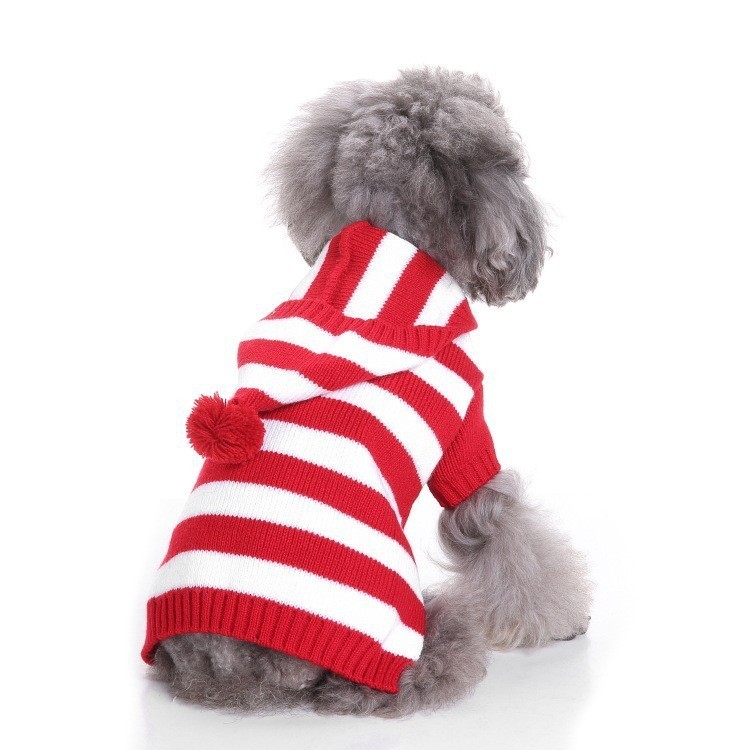 犬服 秋冬 ニットセーター タートルネック 暖かいペット服 子犬セーター クリスマス犬セーター|undefined