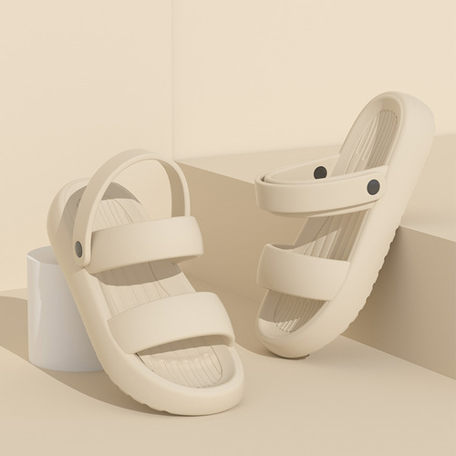 EVA outer wear sandals for women, two-wear beach waterproof ins trendy couple office comfortable sandals wholesale