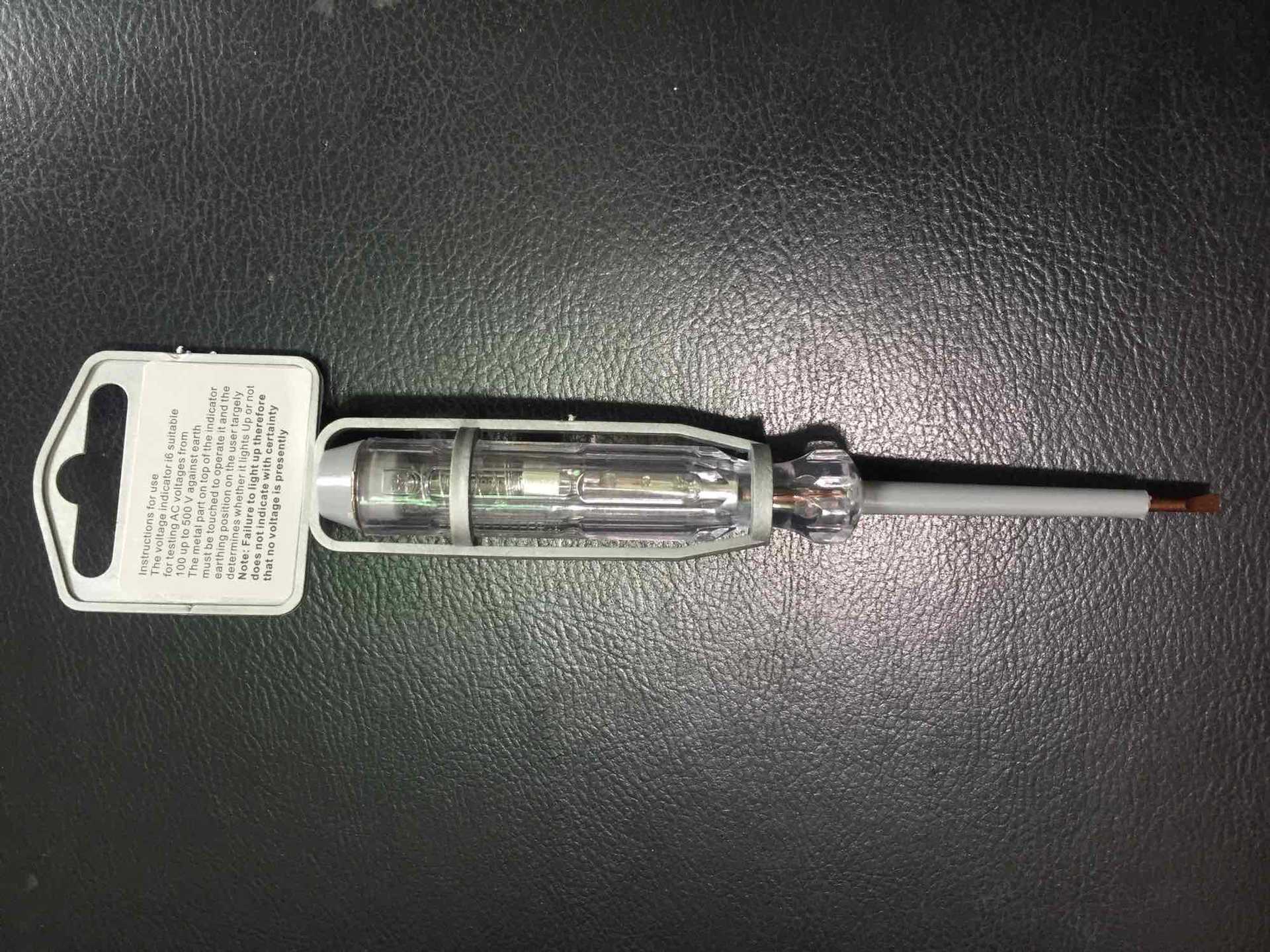 S2发红一字测电笔螺丝刀厂家直销笔式高压安全测电压直流电工必备