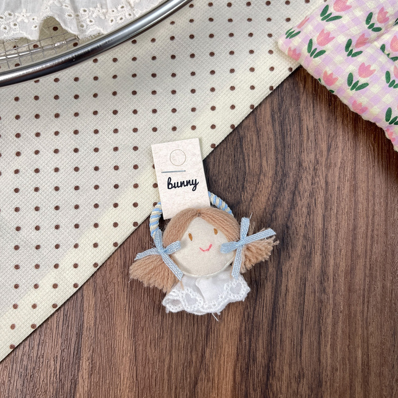 手作布艺蝴蝶结小女孩发夹卡通甜美公主发卡刘海侧边夹儿童发饰品|undefined
