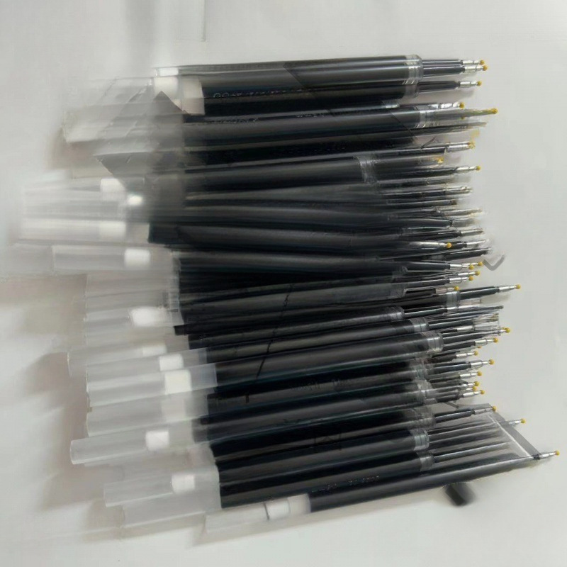 卡游奥特曼笔芯光耀版荣按动中性笔笔芯针管型笔芯.黑色速干