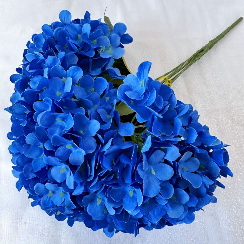 毛布5頭のフランスのアジサイは、ホテルの結婚式の生け花を飾って多色のアジサイの花の花束を卸売りします。|undefined