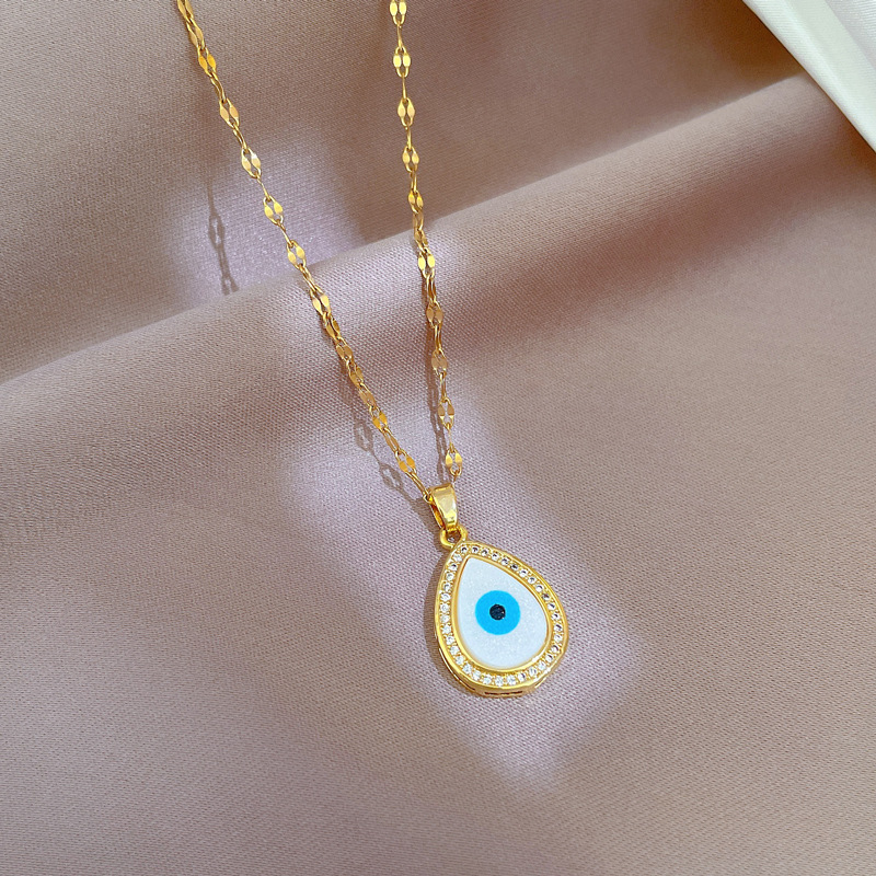 Collier ras du cou femme avec micro diamants style élégant_voghion.com