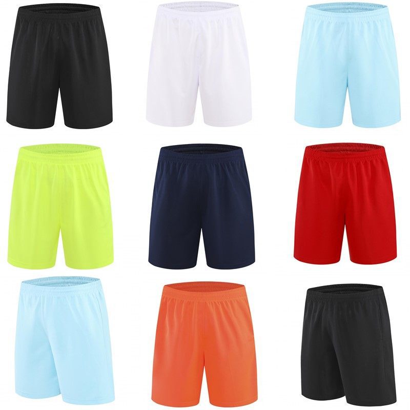 Shorts in Solid Color for Men and Women, Suitable for Badminton, Tennis, Competition, Training, Running, Breathable, Quick-Dry, with Double Pockets