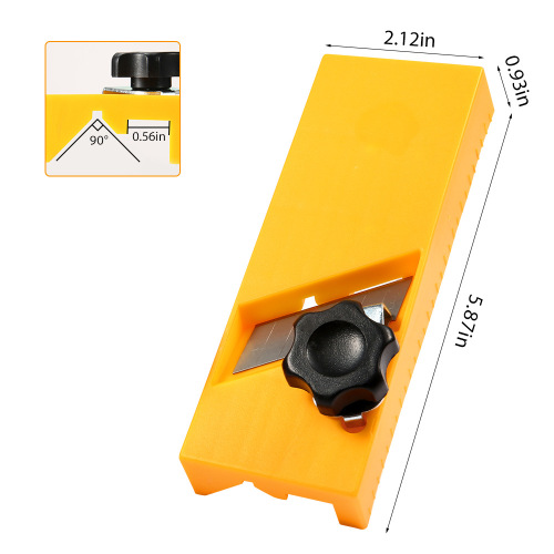 Wholesale manual wood planer sound absorbing board plastic board gypsum board chamfer right angle square manual edge trimmer