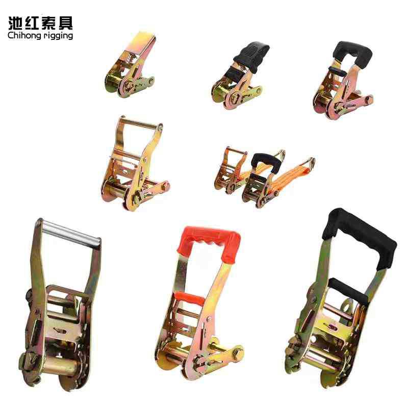 25mm38mm50mm收紧器棘轮拉紧器紧绳器组角器卡头捆绑器配件短头棘