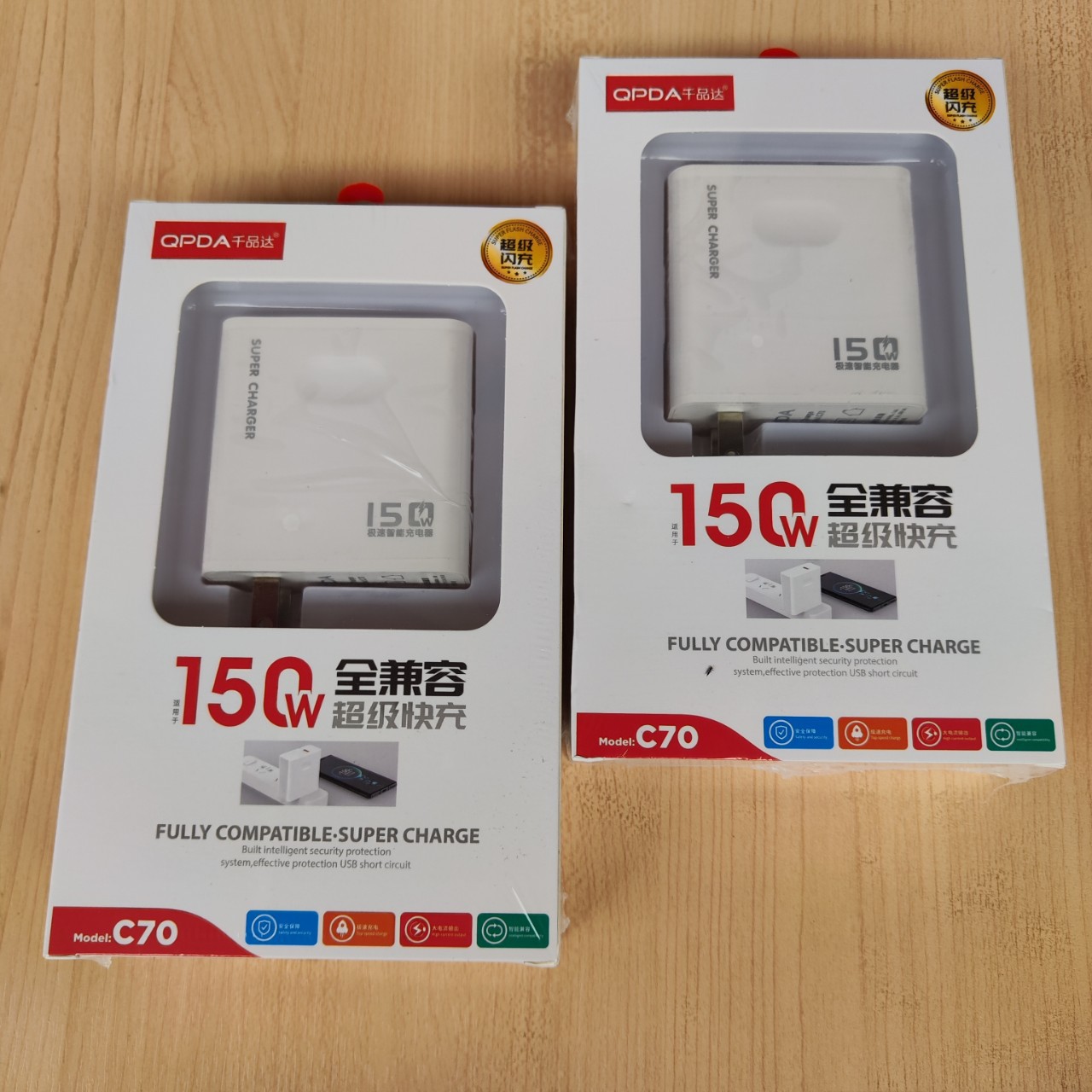 Marca C70 traje cargador de Flash totalmente compatible 150W cargador de flash al por mayor traje de cargador de capacidad corriente