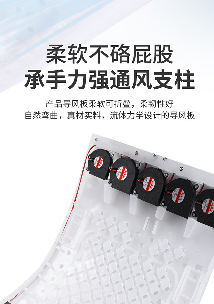Cross-Border Wholesale Car USB Ventilated Seat Cushion, Car Air-Conditioning Cooling Pad, Single Seat