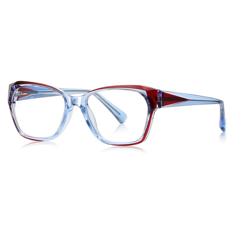 C5 transparent blue/red frame
