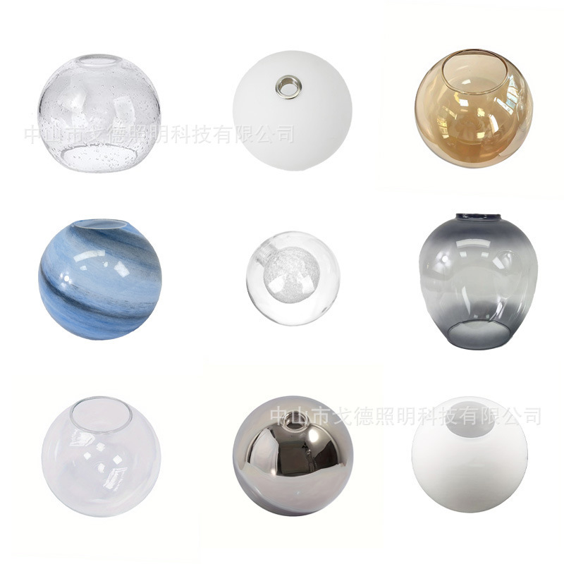 Foam-Filled Carton Packaging, Popular Magic Bean Molecular Glass Lampshade Replacement for G9 E27 Round Ball Lampshade