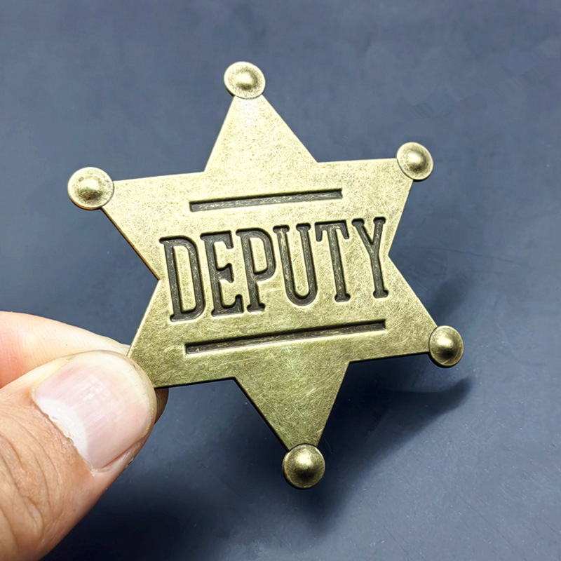 Transfronterizo Venta caliente Gobernador de Honor americano tapa insignia aniversario insignia estrella brillante pin insignia Medalla