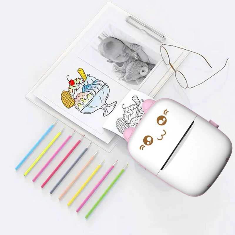 勋尘 AI label printer ultra-clear small mistakes mini photo ledger printer meow homework organizing artifact