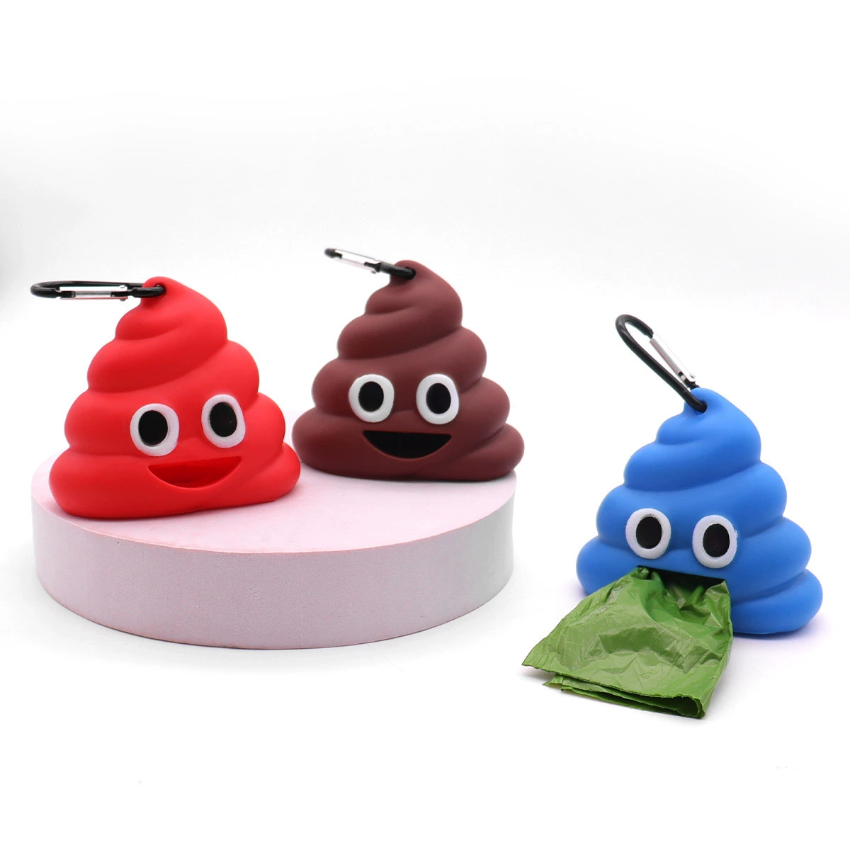 Распределитель мешка для мусора для домашних животных Портативная коробка для хранения кошачьего дерьма