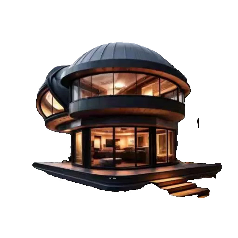 Cápsulas espaciales móviles Villa al aire libre Wild Luxury Hot Springs Hotel Red Star Creativity Smart Sunshine Room Capsule Hotel