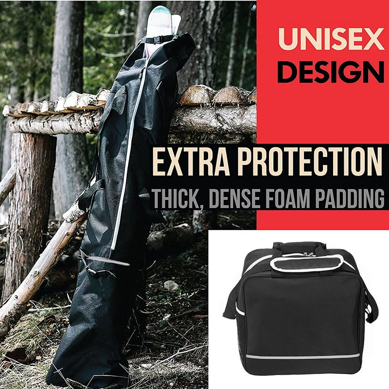 Amazon Cross-border специализируется на поставке износостойких сумок для лыж, сумок для лыжных ботинок, сумок для сноубордов и может наносить вышитые логотипы на снаряжение для сноуборда.