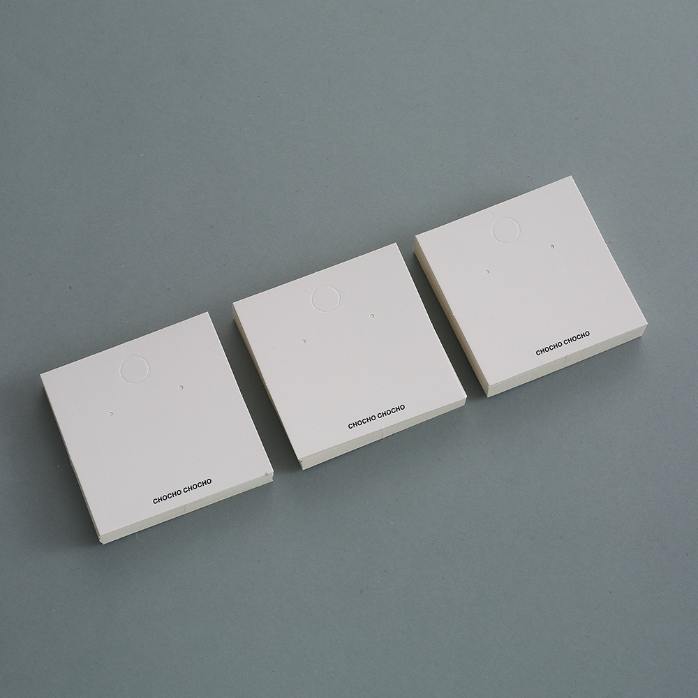 Solid Color Pattern 1 Piece Paper Simple Style Daily Solid Color Jewelry Packaging Cards Jewelry Packaging Bags