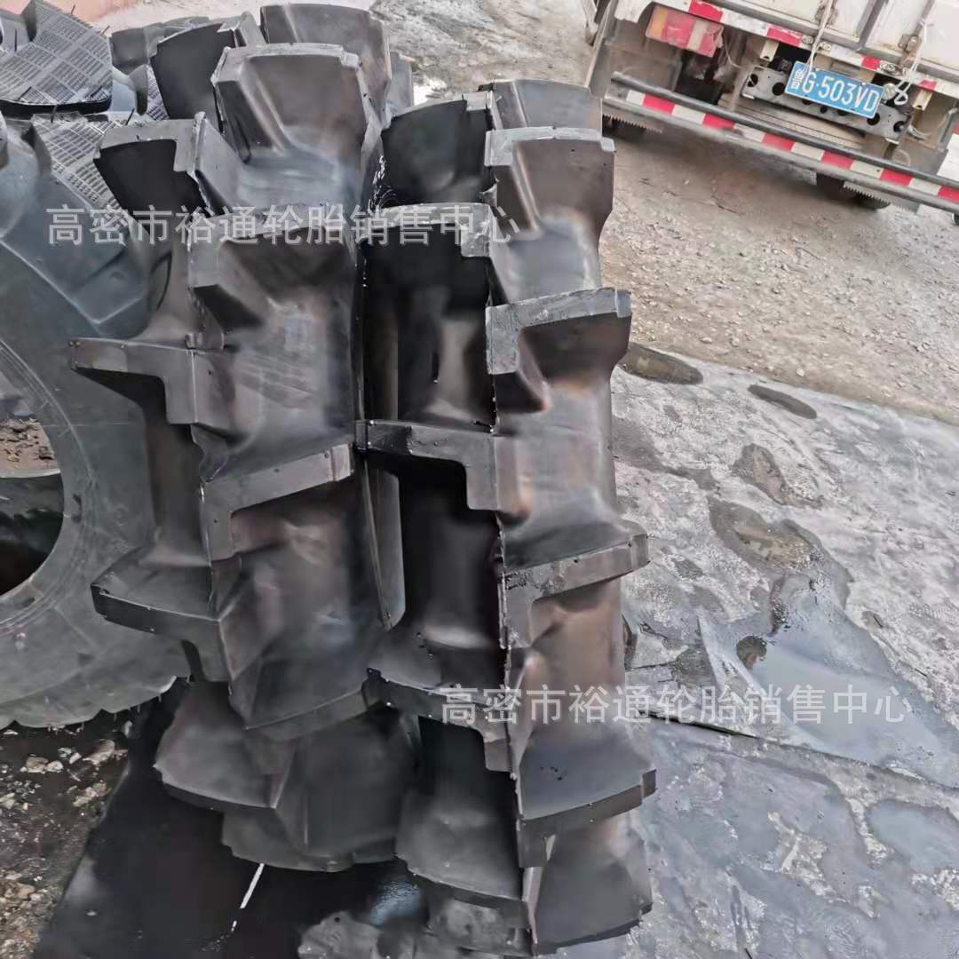 农用东方红雷沃拖拉机水田高花轮胎9.5-24 9.5-20 驱动收割机轮胎