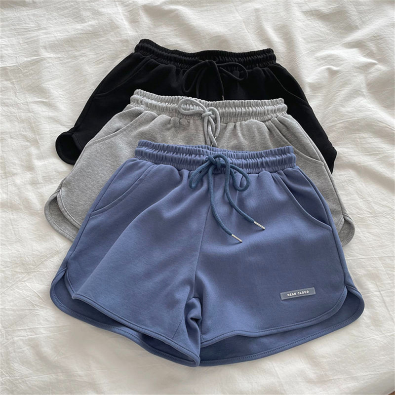 Foreign Trade Korean Style Casual Sports Shorts for Women, Summer Loose Fit, Suitable for Running, Comfortable Home Wear, Sleep Shorts, Yoga Hot Pants